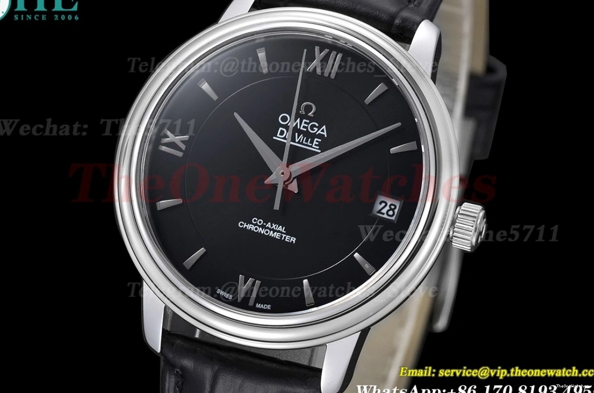 Ladies GDF MY8215 SS De Ville Black LE Dial 32.7mm 0301